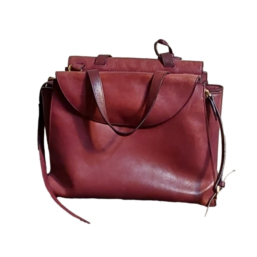 KATE SPADE‎ SATURDAY WEEKENDER MERLOT WINE LARGE SATCHEL BAG - Picture 3 of 16